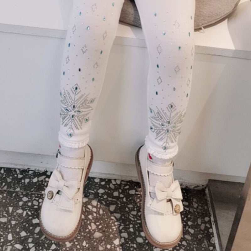Legging met betoverende glinsterstenen