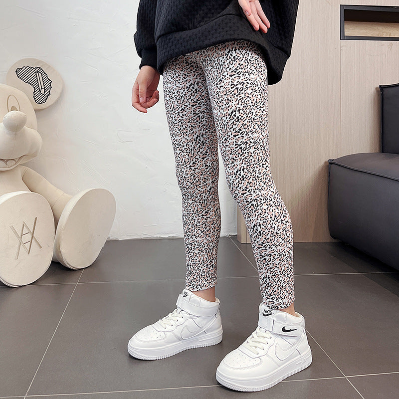 Luipaard legging voor meisjes