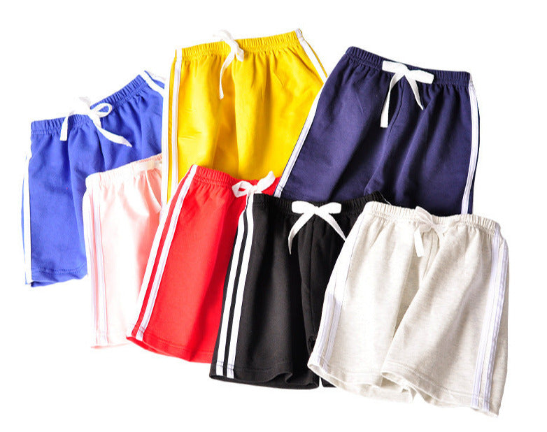 Short met Witte Zijstreep voor Actieve Meiden