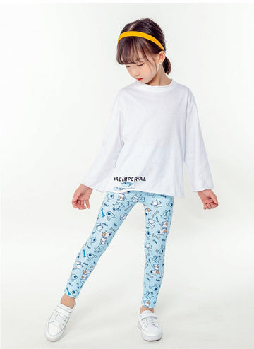 Meisjes legging met hondenprint