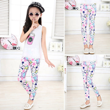 Legging met sterrenprint voor kinderen