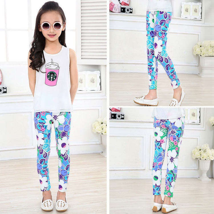 Stijlvolle Legging met bloemenprint
