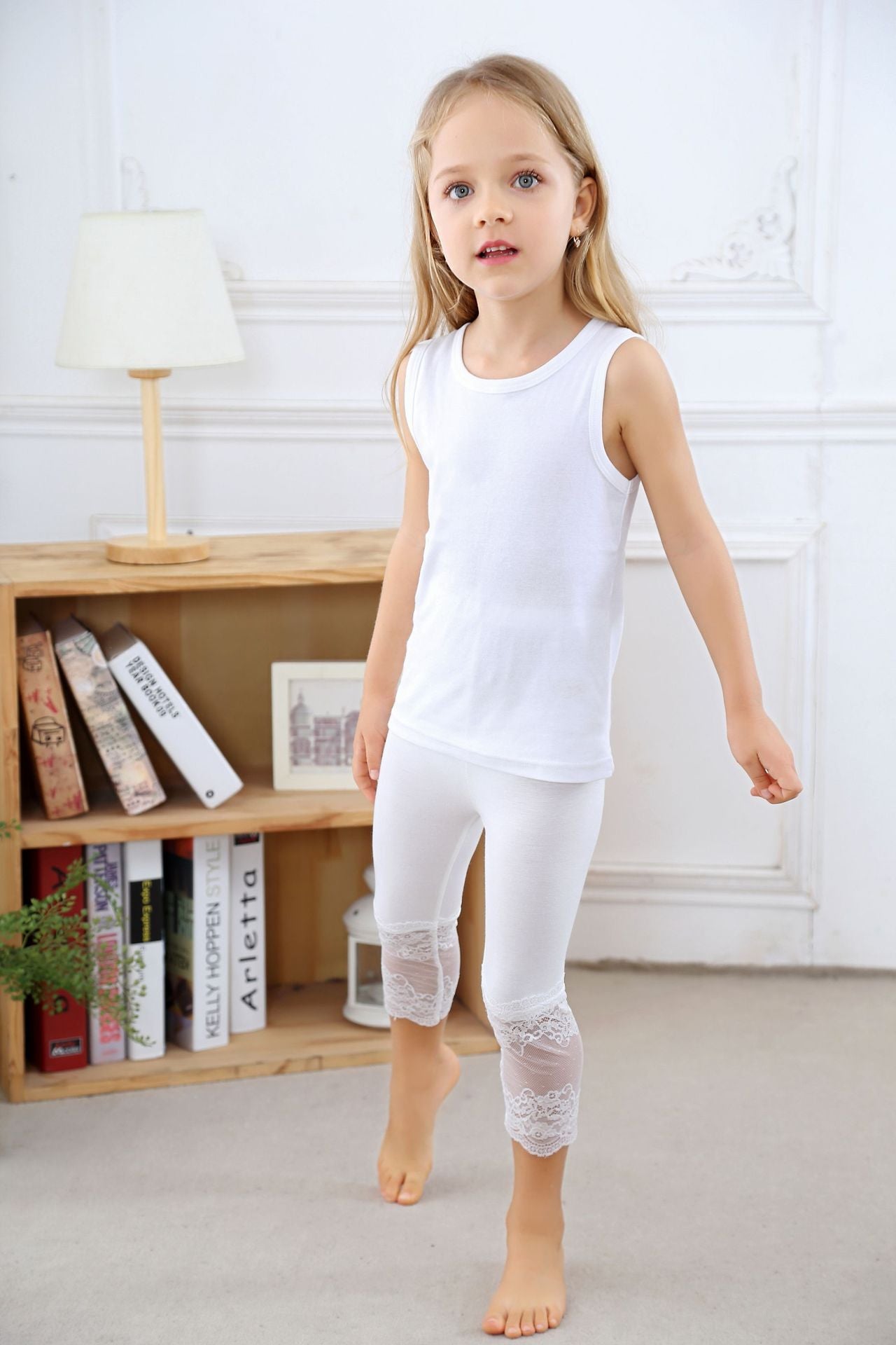 kinderleggings met kant
