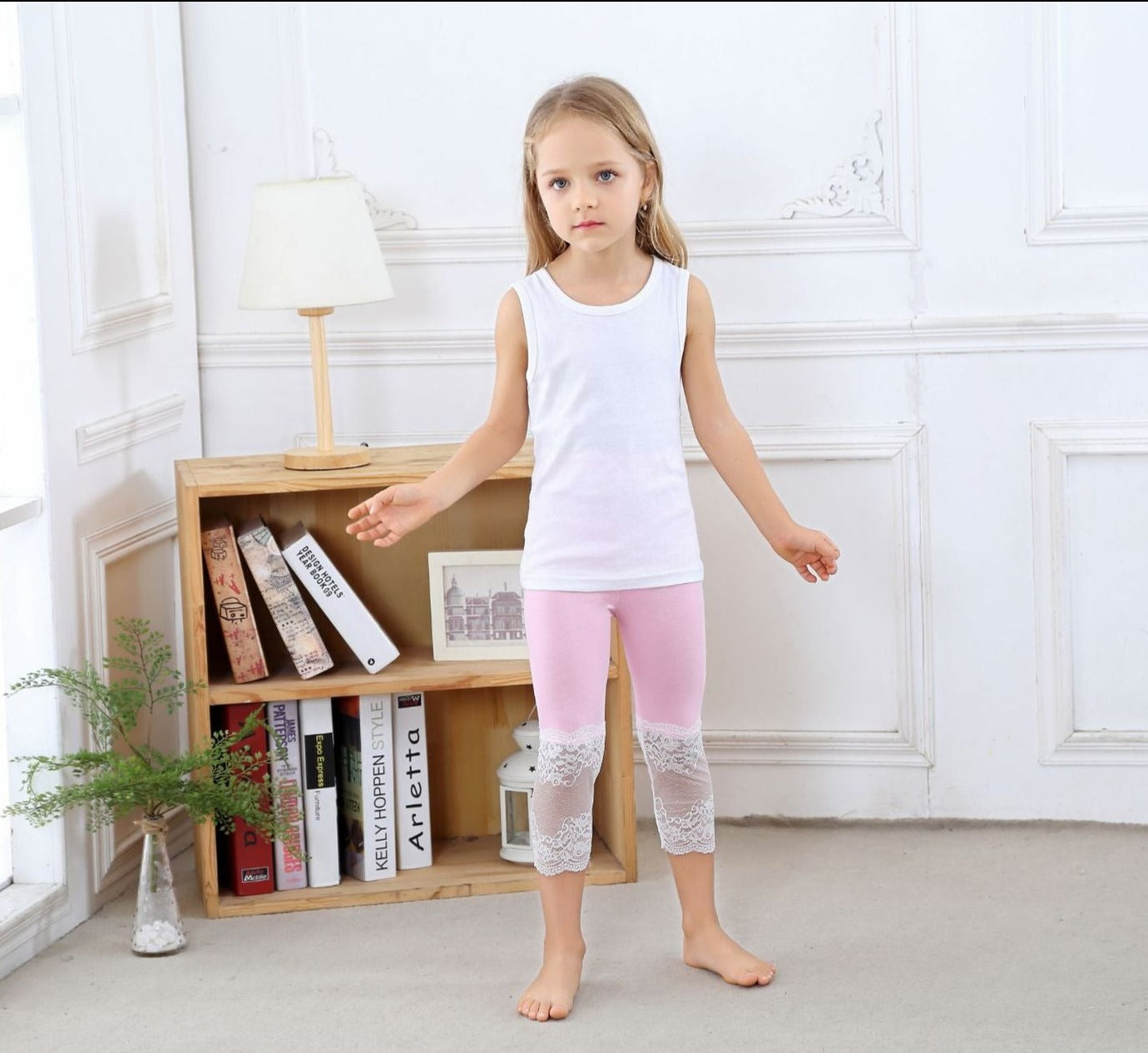 legging met kant voor meisje