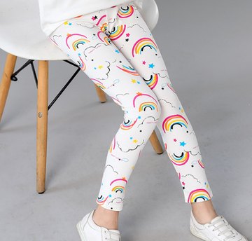 Regenboog Print Meisjes Legging