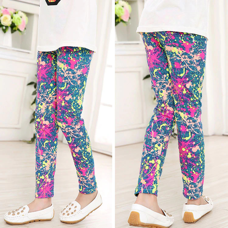 Multicolor Leuke Bedrukte Legging