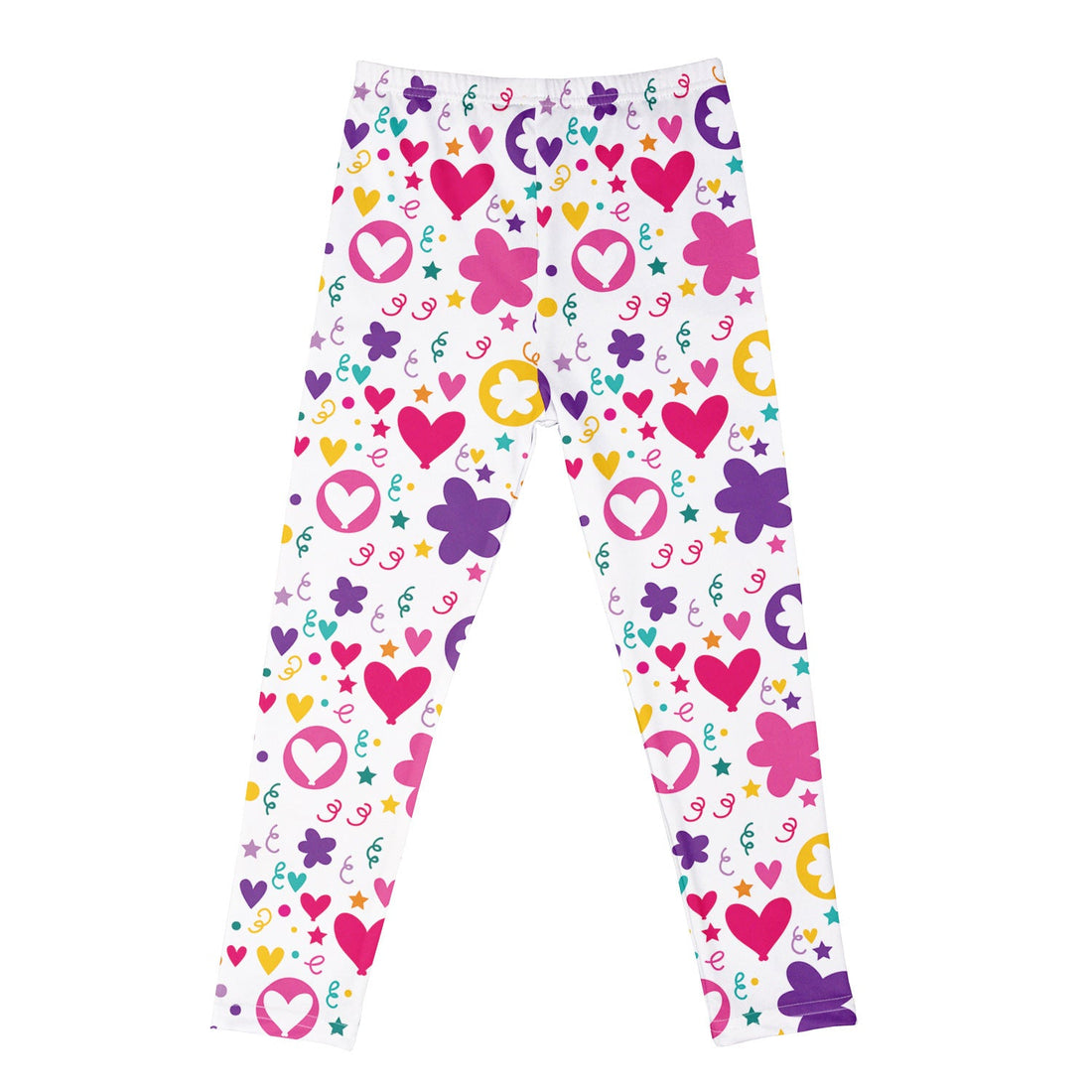Stretch legging met vrolijke print