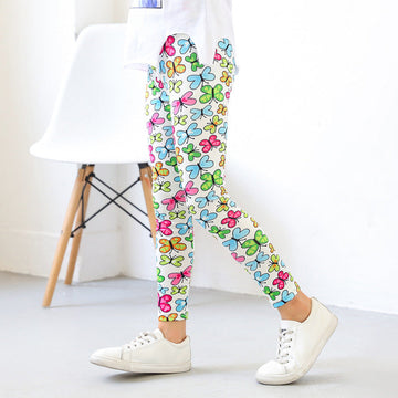 Vlinder print legging voor meisjes