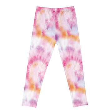 Pastel Gekleurde Tie Dye Legging
