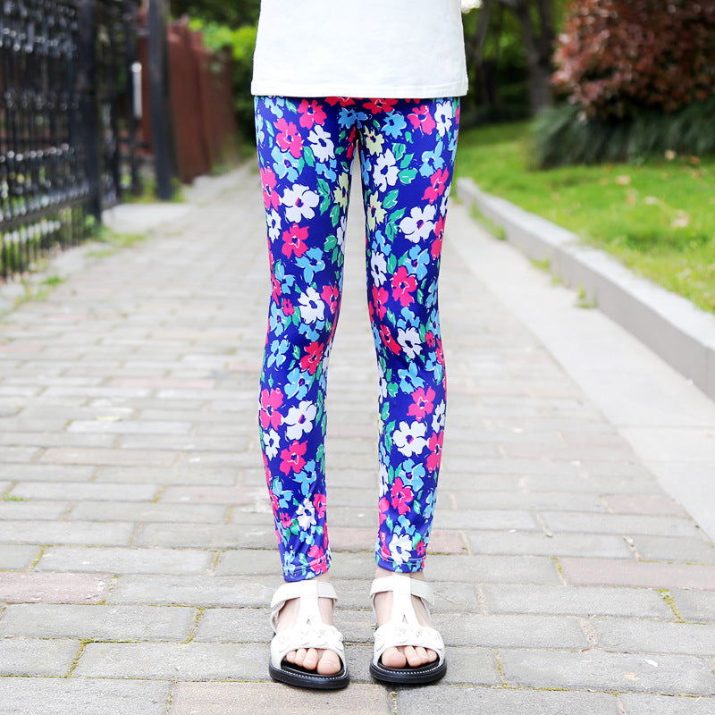 Meisjes Legging met Bloemen print
