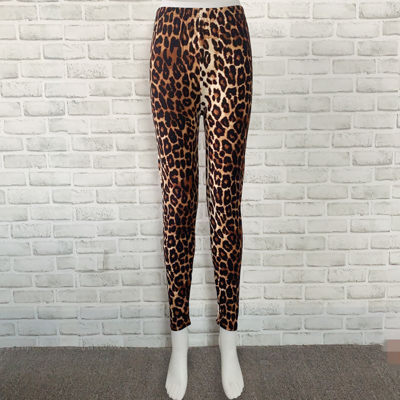 Legging met luipaard print