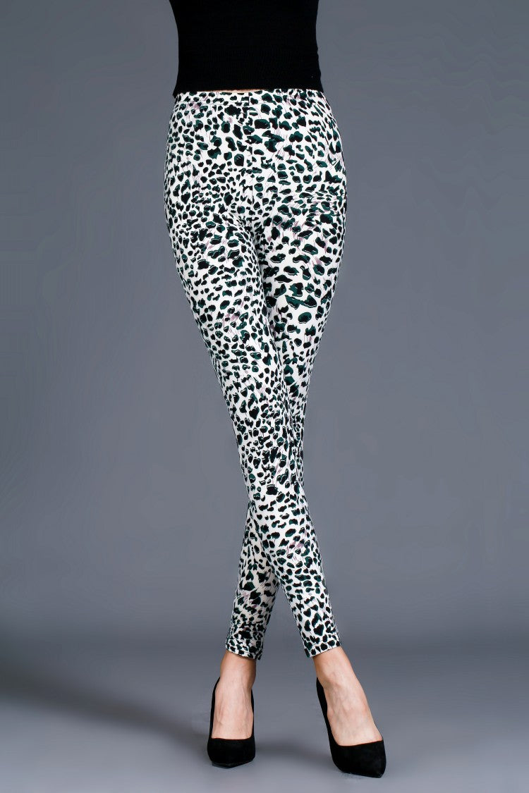 Legging met luipaard print