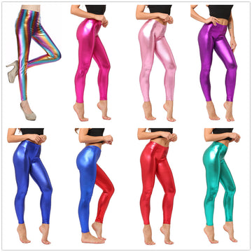 Metallic leggings