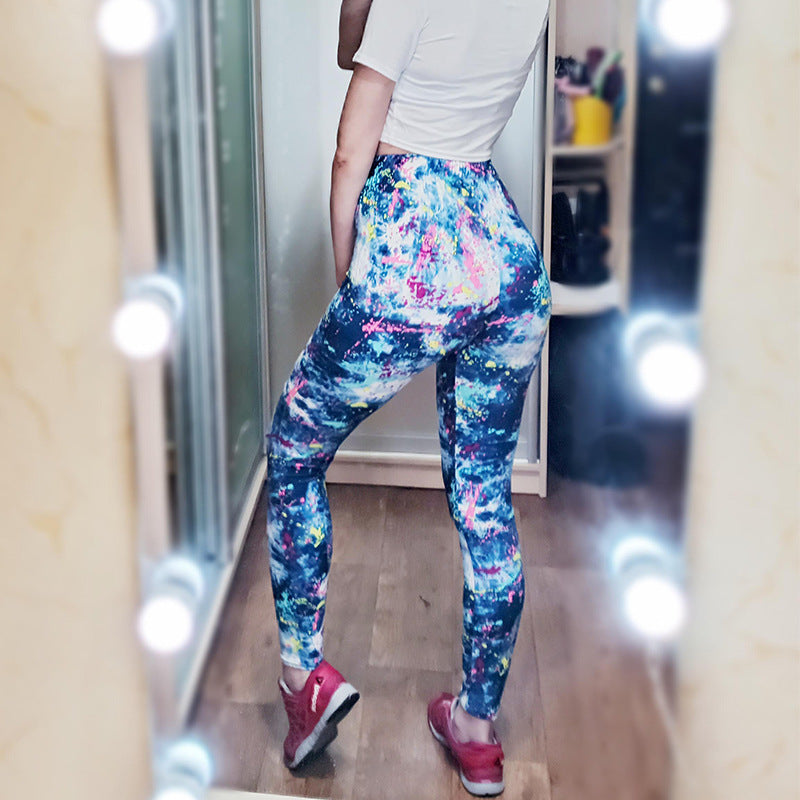 legging met graffiti