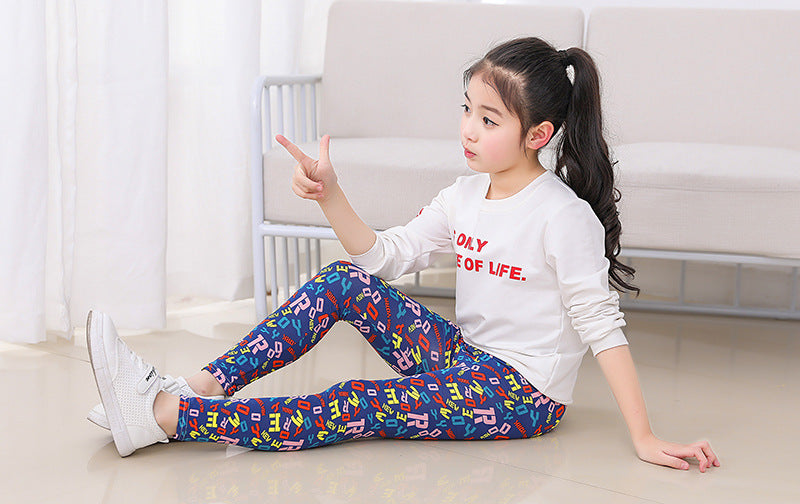 Letter Alfabet legging